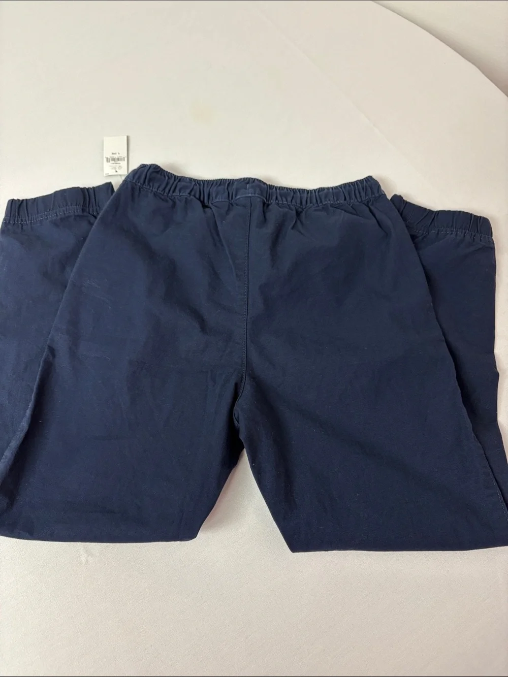 NWT Kids GAP Stretch Drawstring Pants in Navy Large (10)